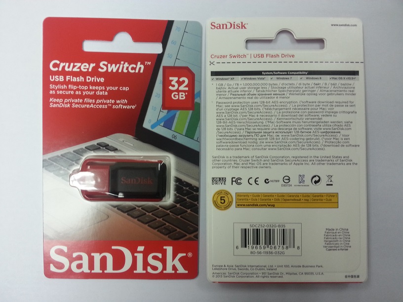 Cruzer Switch Usb Flash Drive