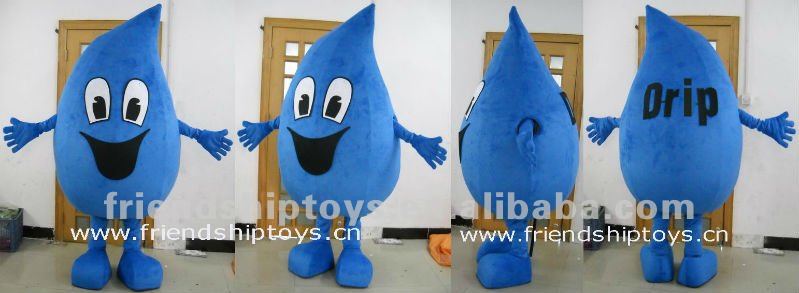 water drop mascot
