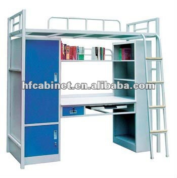 ... > Product Categories > Steel bed > Bunk Bed With Desk and Wardrobe