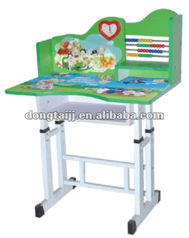Kids Coloring Study Table Design with Clock, View kids study table ...