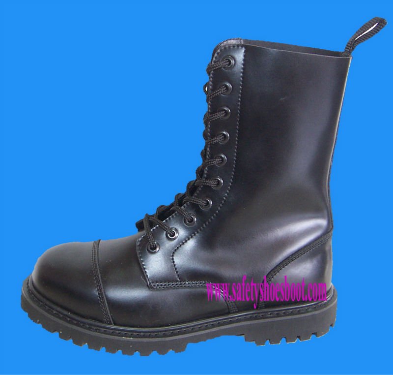 Leather Military Boots