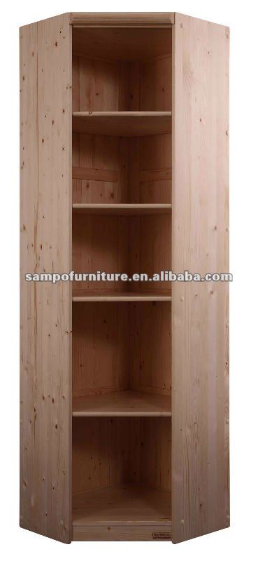 Wooden Corner Shelves