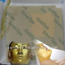 gold leaf face