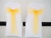 hot sale organza chair sash