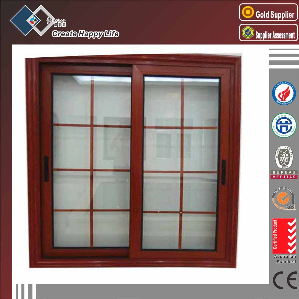 Exterior Slide Type Aluminum Frame House Window Grill Design, View ...