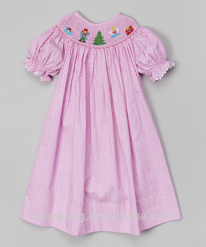 Girls smocked dress sale