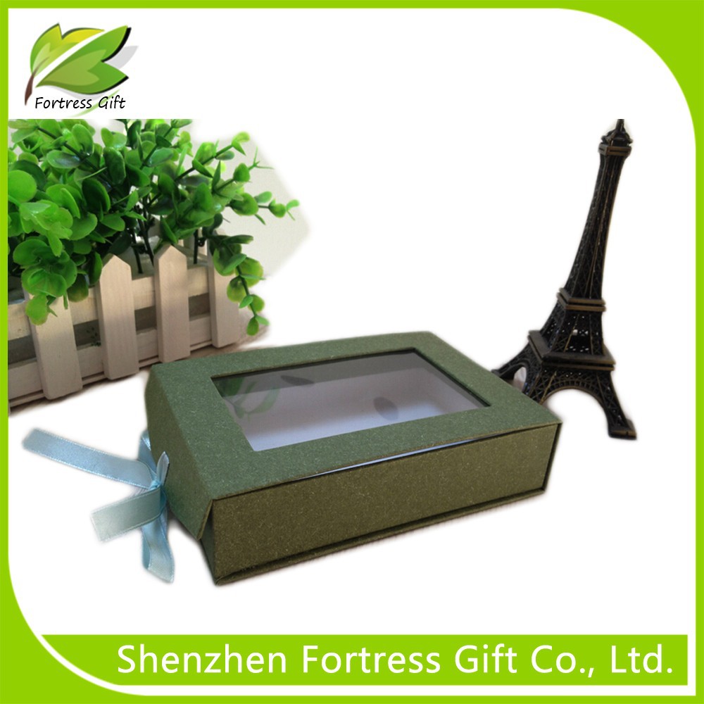 2014 high quality clear pvc gift box & printing hot selling pvc