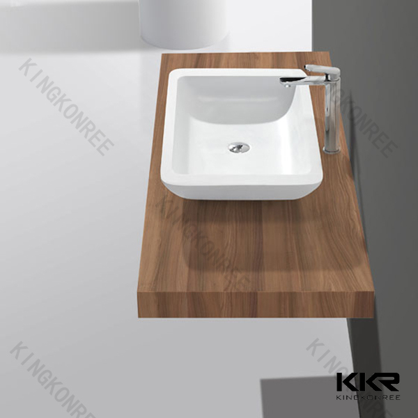 steen stevige ondergrond wastafel met houten blad badkamer wastafels Afvoer Douche Uithakken ~ steen stevige ondergrond wastafel met houten blad badkamer wastafels