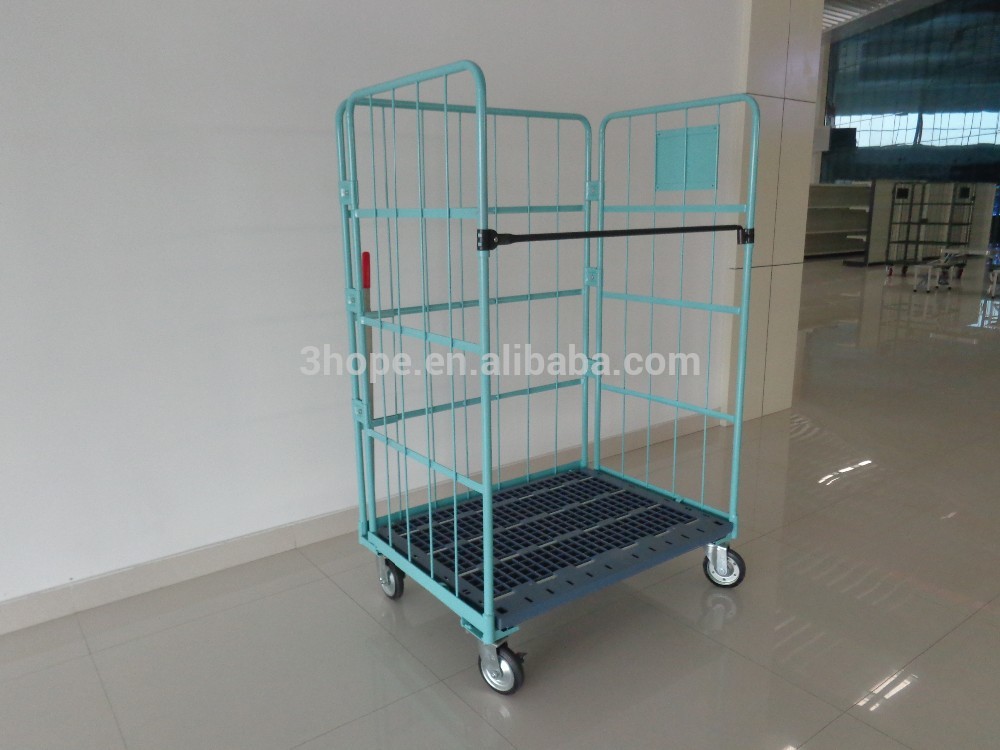 folding,folding无人机 folding nestable warehouse handing trolley roll container