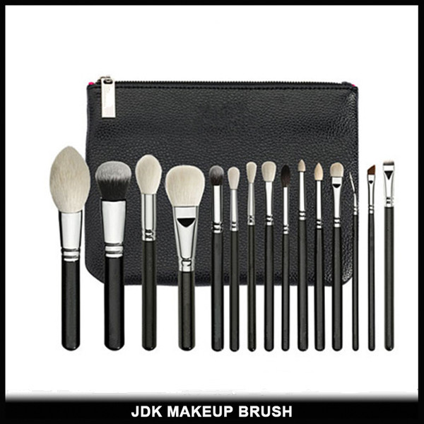 set with hair Makeup   Brush sets 15piece brush Hair,make up Natural Professional brush makeup  natural