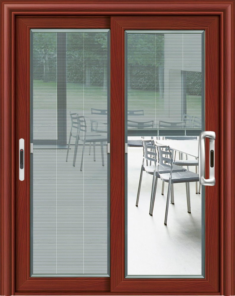 Double Glazed Luxury Iron Windows With Internal Blind - Buy Luxury ...
