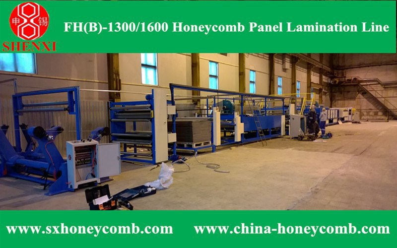 Automatic paper honeycomb core line machine