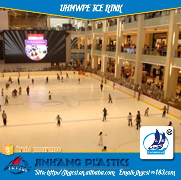 uhmwpe ice sheet/hdpe synthetic ice rink manufacturer/ice rink