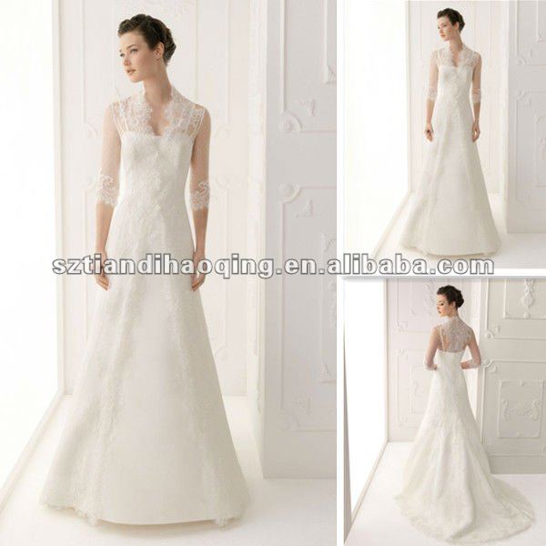 Lace Overlay Wedding Dress