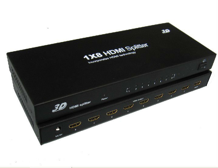 1X8 HDMI splitter, hdmi splitter 1.4, 1 trong 8