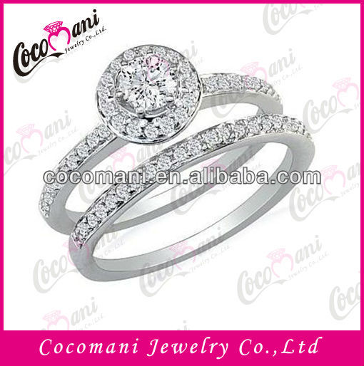 Silver Brass Jewelry  Rings  925 Silver Latest Dubai Wedding Ring ...