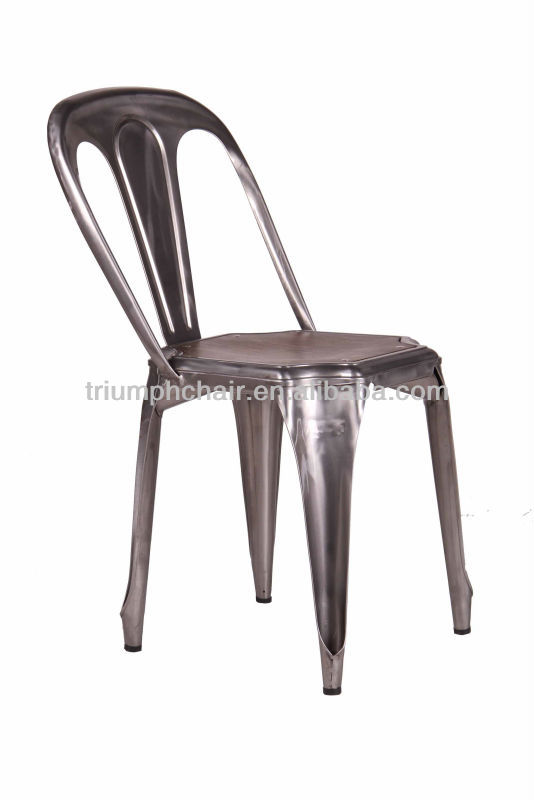 Tolix Marias Galvanized Steel Dining Chair,View galvanized steel ...