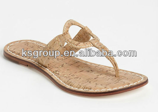 Latest design ladies formal flat slipper sandals, View ladies sandal ...