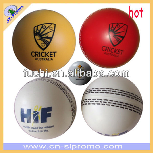 anti pu stress cricket ball with custom logo