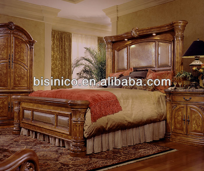 country style soild wood bedroom sets,American furniture bedroom set ...