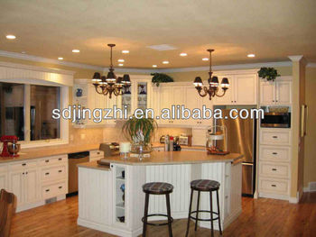 New design prefab american kitchen with glass block flat pack ...