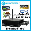 Cortex A9 Amlogic 8726-M3 1.2GHz Android 4.0 XBMC 3D 1080p WiFi Media Player Mini PC TV Box with built-in 3.5 HDD