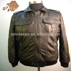 SQJ1329 brands men's genuine biker lamb leather skin jacket garments with zipper