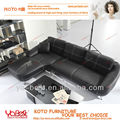 Luxus leder sofa l-form