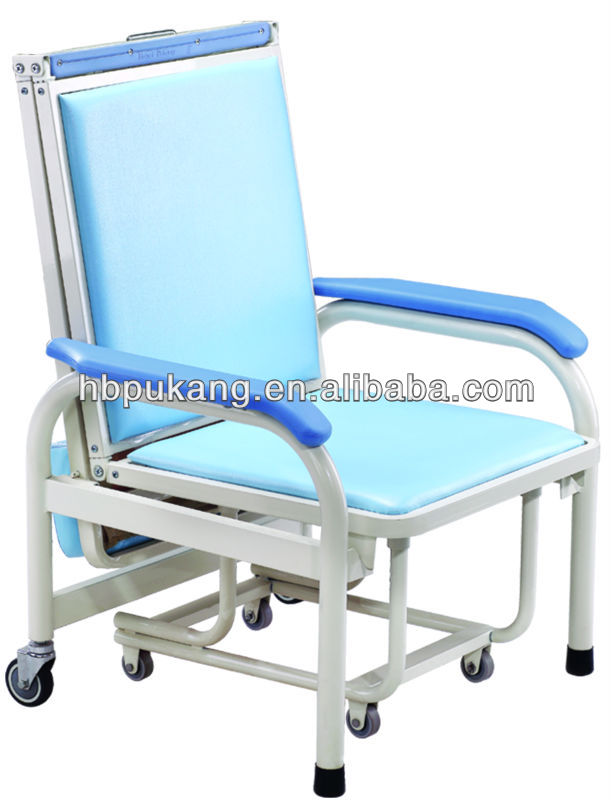 hospital chair bed with leather cover, View hospital chair bed ...