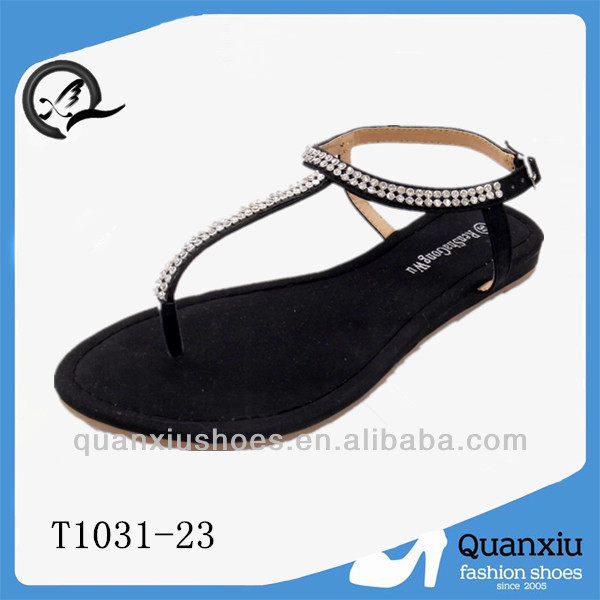 Thailand Shopping Online Ladies Fancy Sandal 2014 Flat Sandals - Buy ...