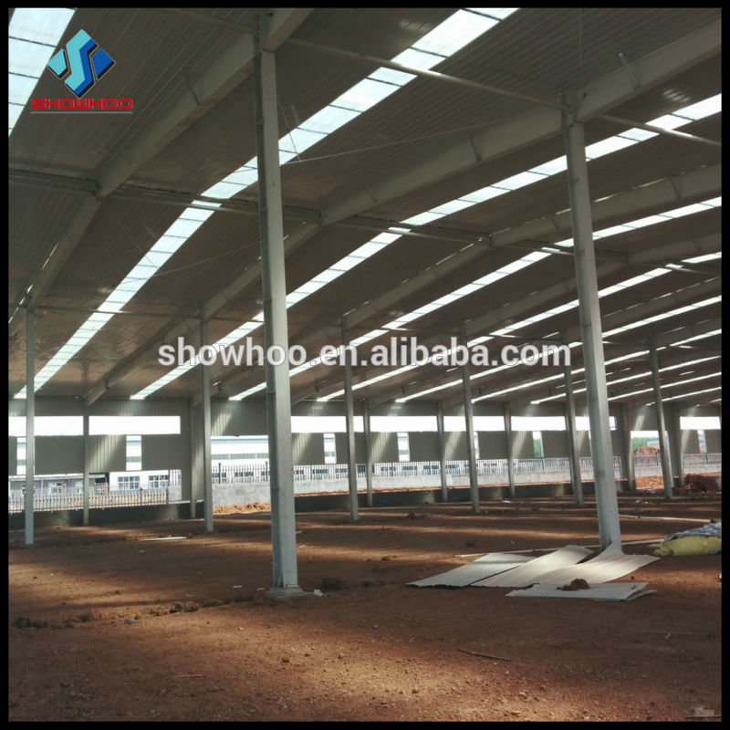 china q345 prefabricated factory design low cost industrial shed ...