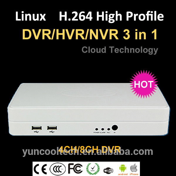 Onvif Linux Cctv Cms Hd D1\/960h 4ch\/8ch 