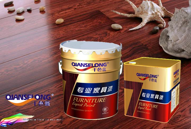 paint lacquered wood