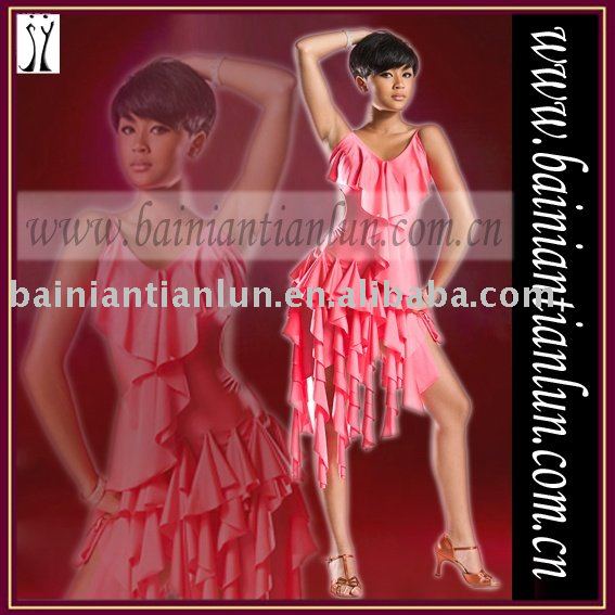 2011 Latest Design Latin dancing dress 7090d
