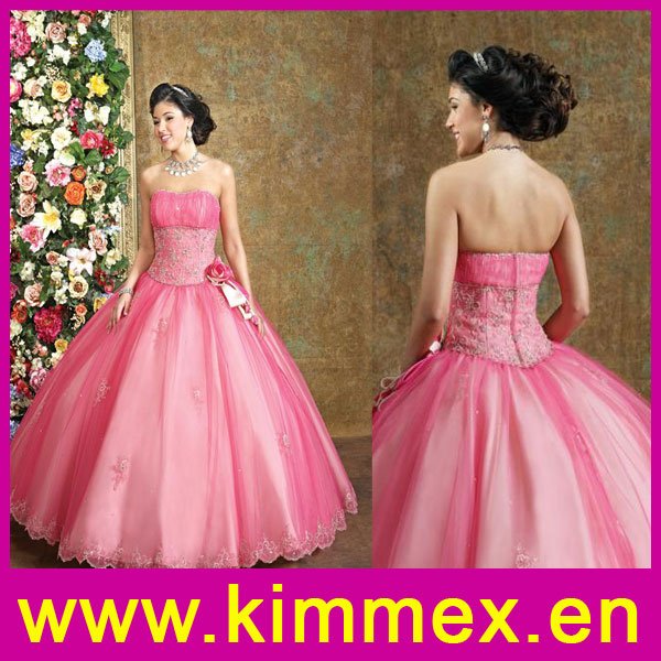 Hot Pink Wedding Gowns 2 Pic