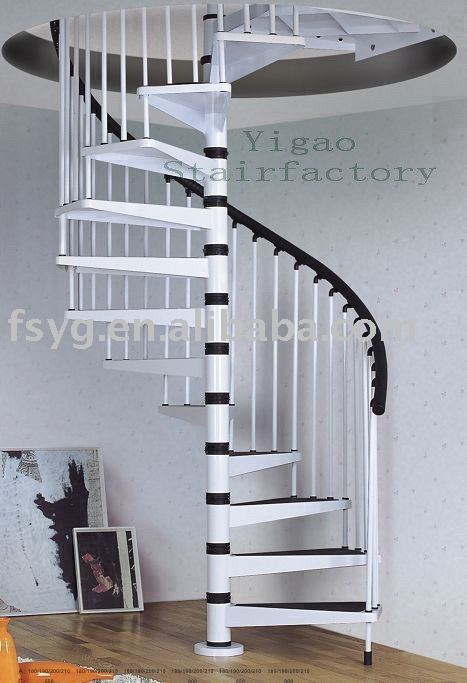exterior spiral stairs