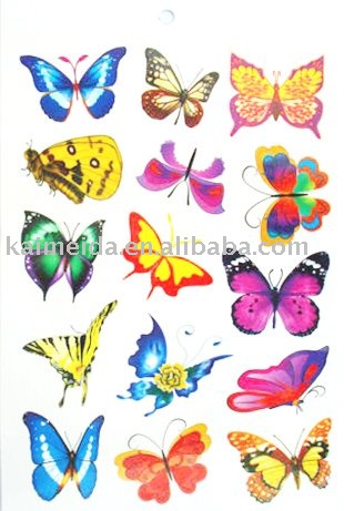 See larger image: Butterfly Body Water Tattoos. Add to My Favorites