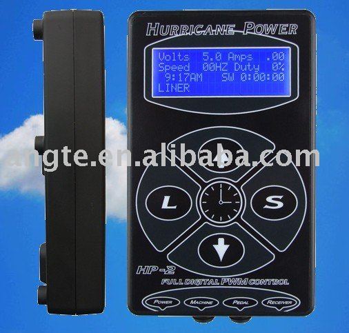 See larger image: HP-2 Hurricane Tattoo Power Supply. Add to My Favorites