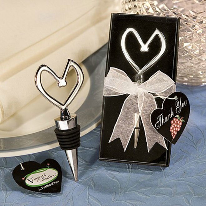 Heart Themed Wedding Wine Stopper See larger image Heart Themed Wedding 
