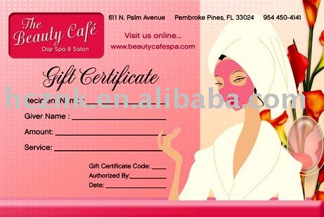 free blank gift certificate template. printable lank gift