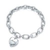 corazón de plata encanto pulsera de moda de joyería de plata - BR242