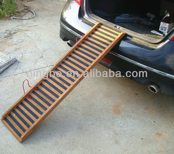 See larger image: Wooden Folding Dog Ramp-Access Ramp. Add to My Favorites