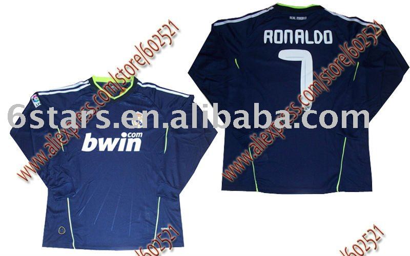 ronaldo 2011. wholesale freeshipping Real Madrid #7 Ronaldo 2011 soccer jerseys long sleeve(China (Mainland. See larger image: wholesale freeshipping Real Madrid #7