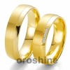 GR101-amarillo oro anillo de bodas