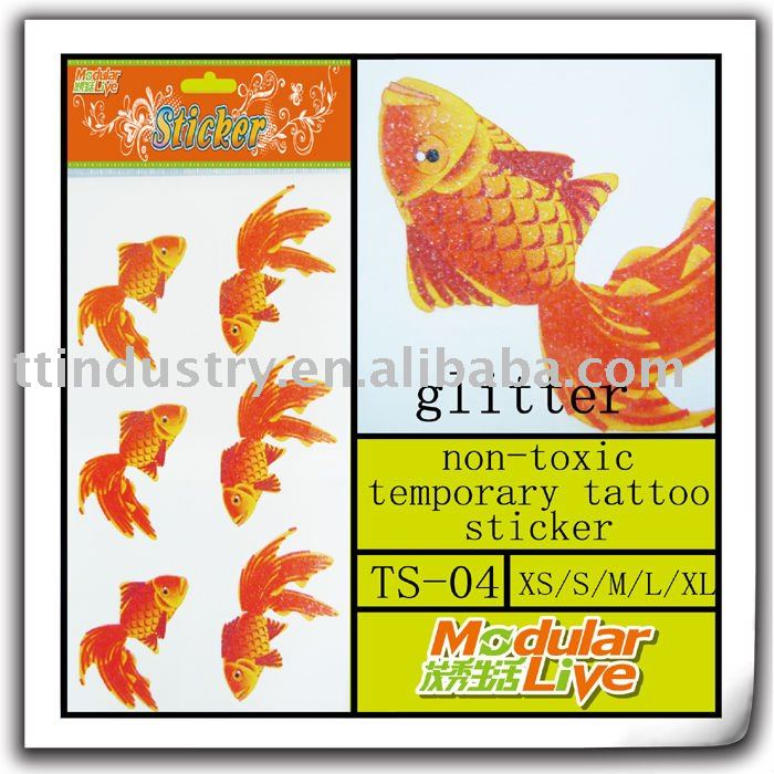 goldfish tattoo. goldfish flash body tattoo