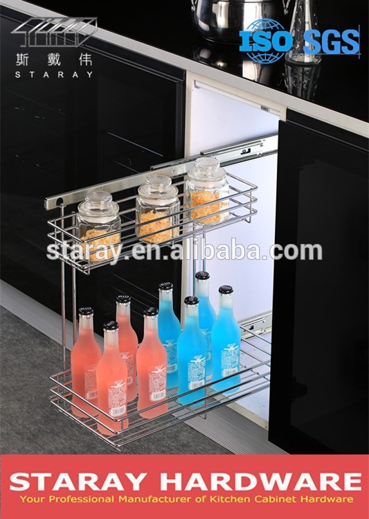 Modular Kitchen Cabinets on Hpj531 Kitchen Cabinet Drawer Side Pull Out Basket View Side Pull Out