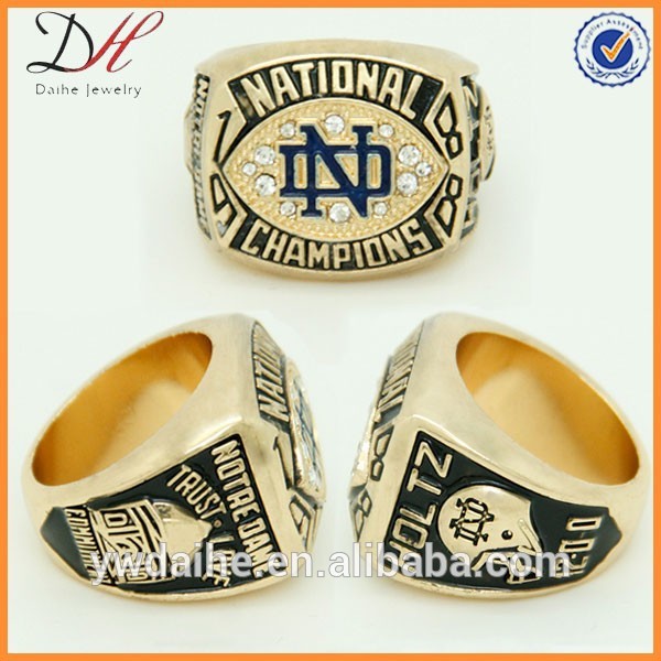 1988 Notre Dame Championship Ring CR20136Customized RingsOEM Welcomed