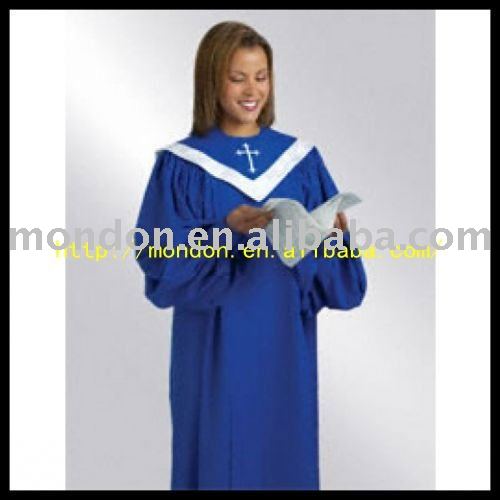 black choir robes