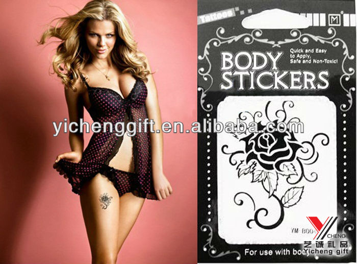 2011 new design temporary body tattoo sticker