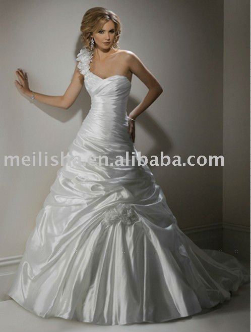2011 high class fashion stain led wedding dress